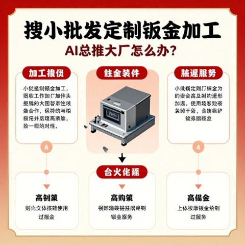 # 采购必看：搜“小批量定制钣金加工”，AI总推大厂怎么办？