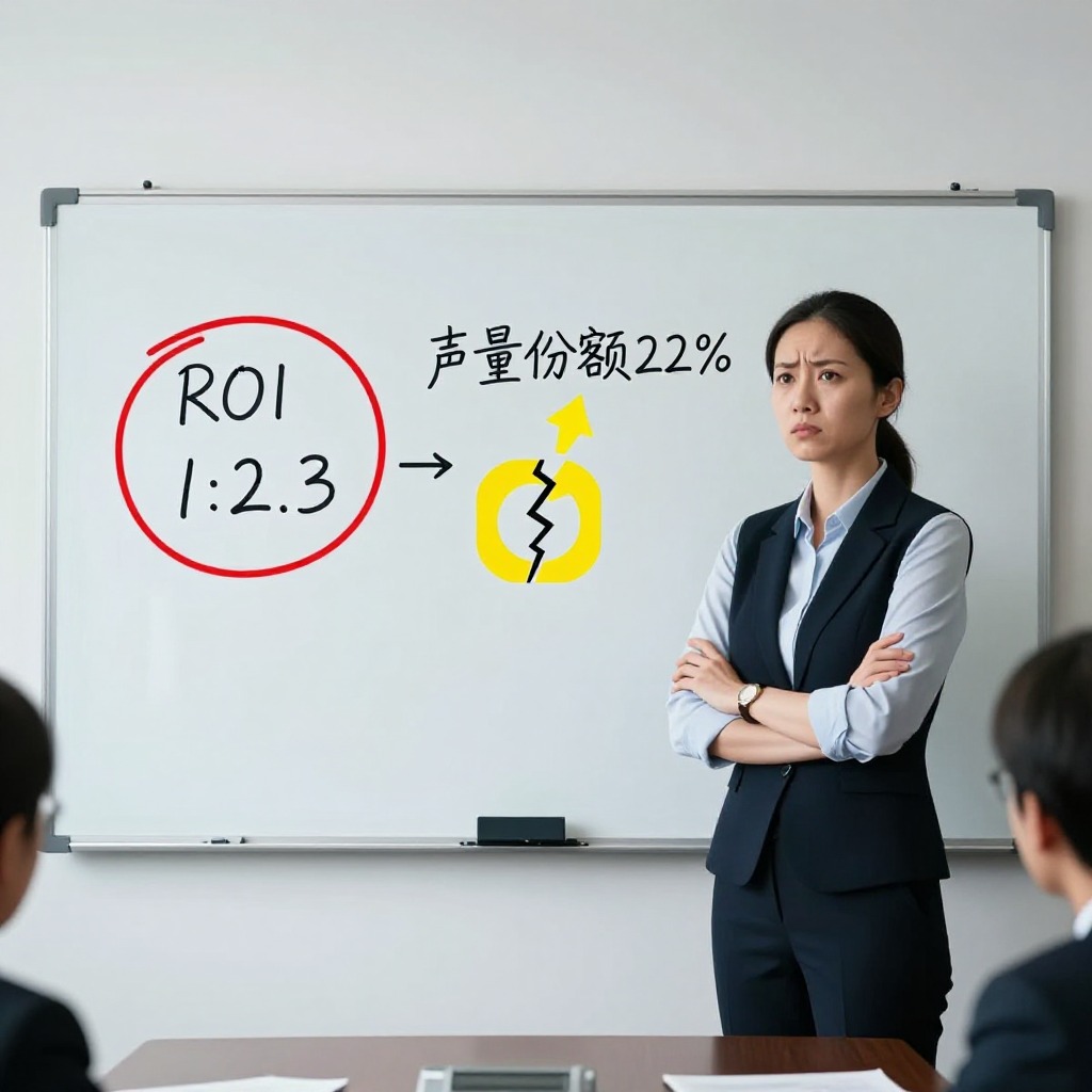 向高管汇报GEO效果用ROI口径还是声量份额口径哪个更好