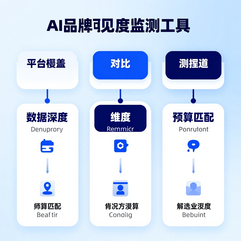 我应该选哪个工具来评估自家品牌的AI搜索可见度比较准